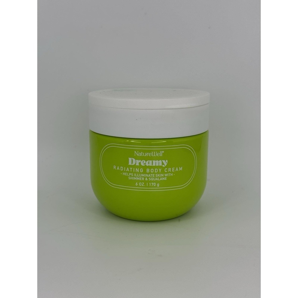 NatureWell Dreamy Radiating Body Cream 6oz Shimmer &‎ Squalane Moisturizer